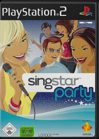 SingStar Party PAL Playstation 2 PAL box art